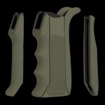 Hogue 13041 AR-15 Grip Olive Drab Modular Overmold Textured Finger Grooves