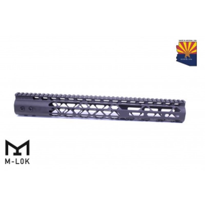 GUNTEC 15" Airlite Series M-Lok Free Floating Handguard
