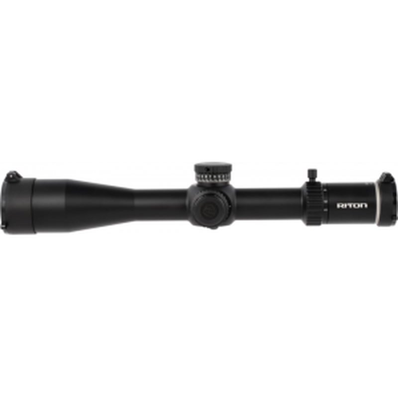 Riton Optics 5C525AFI 5 Conquer MOA Black Anodized 5-25x50mm 34mm Tube Illuminated Red BAF Reticle Features Removable Throw Lever