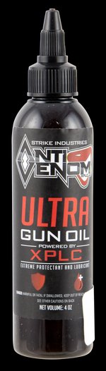 Strike Industries VMULTRA Anti Venom Ultra gun oil 4 oz squeeze bottle heavy-duty lubricant