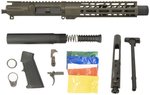 Ghost Firearms Upper Receiver, Pistol Lower Parts Kit, 5.56mm/.223, 10.5in, Carbine, 4150 Moly Steel Barrel, 1-7 Twist, 9in M-LOK Free Float Hand Guard, A2 Flash Hider