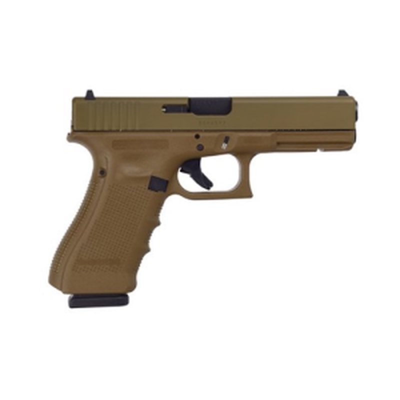 Glock G17 Gen4 9mm 4.5in 17rd FDE Semi-Auto Pistol