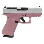 Apollo Custom Glock 43X MOS 9mm 3.41" 10rd Pink/Satin Aluminum