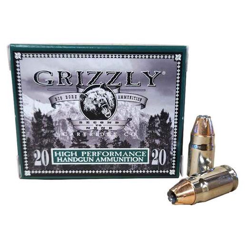 Grizzly Cartridge 357 SIG 90gr JHP Handgun Ammo (20 Rounds)