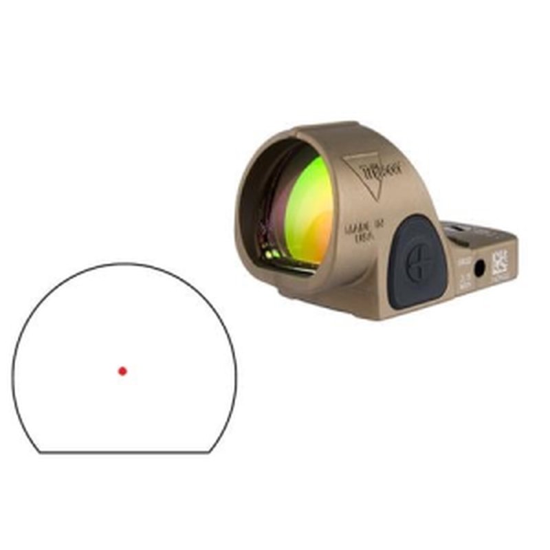 Trijicon SRO 2.5 MOA Adjustable LED Red Dot Sight - Coyote Brown SRO2-C-2500020