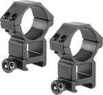 Barska HQ Weaver Style Scope Rings 1 in Black Matte (Medium)