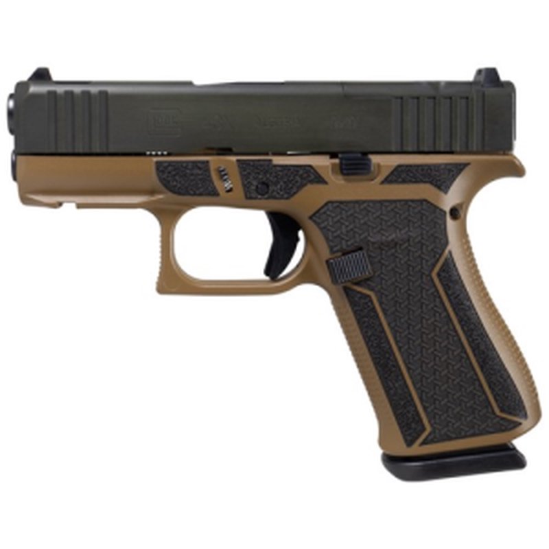 Glock G43X 9mm 3.4 Inch Pistol MOS Optics Ready 10 Round FDE