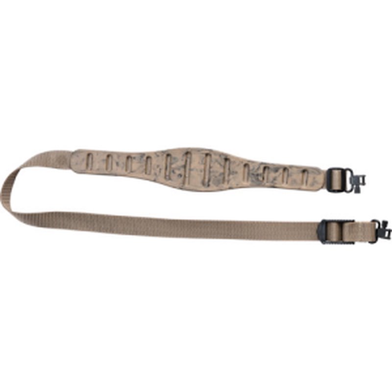 QUAKE HUNTING Claw Contour 2 Point Rifle Sling Sand Camo