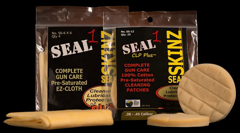 Seal 1 SS-12 SKINZ pre-saturated cotton cleaning patches (25 count) CLP Plus Paste