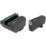 TruGlo TFX High Suppressor Height Night Sights for Glock Green