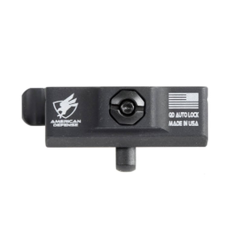 American Defense AD-BP Harris-Style QD Bipod Mount for Picatinny Rail - Black