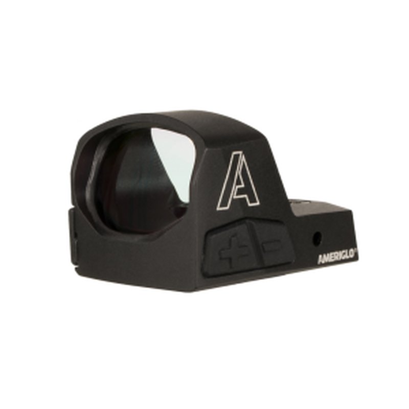 AmeriGlo Haven Red Dot Sight 5 MOA Dot, RMR Footprint, Glock Iron Sights GL-524