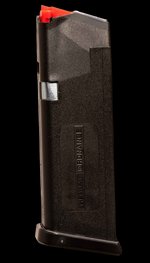 Global Ordnance Glock-Style 15 Round 9mm Luger Magazine Polymer/Steel Black