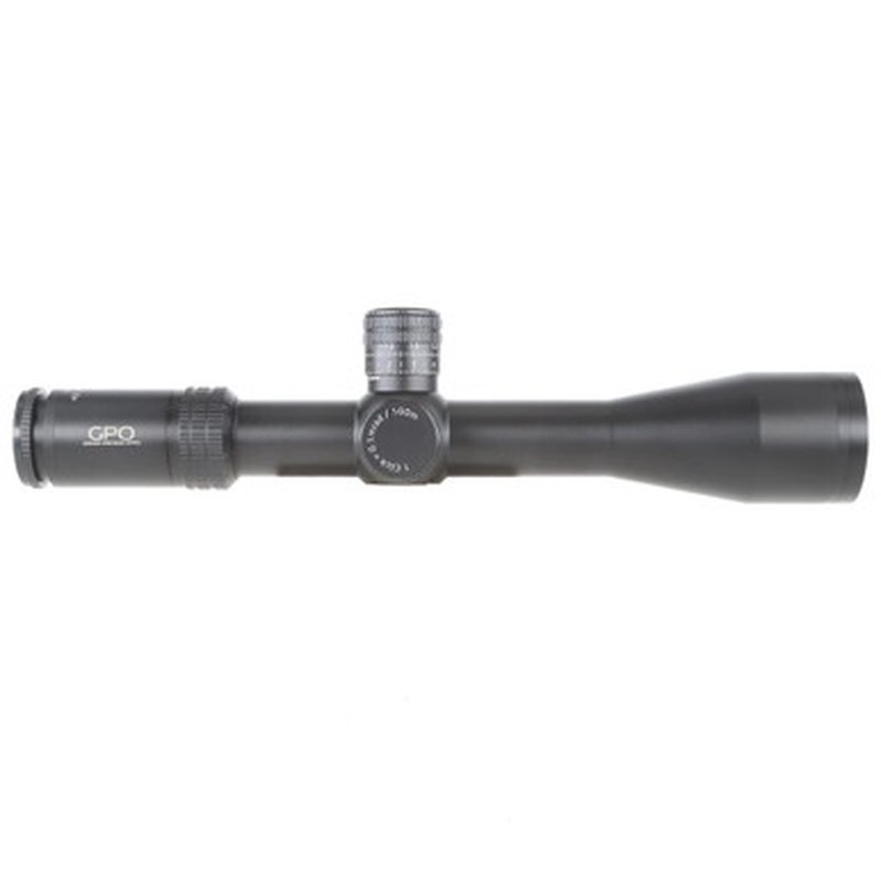 German Precision Optics GPOTAC Rifle Scope 4.5-27x50 Illuminated LR Reticle 34mm Tube Matte Black