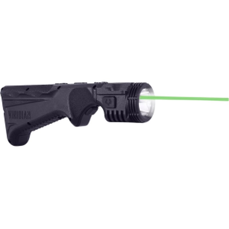 Viridian 4LUX 2K Angled Foregrip with Built-in Light and Green Laser for M-LOK