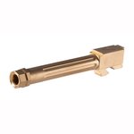 Agency Arms G17 Threaded Mid Line Barrel 9mm 1/2x28 Titanium Nitride