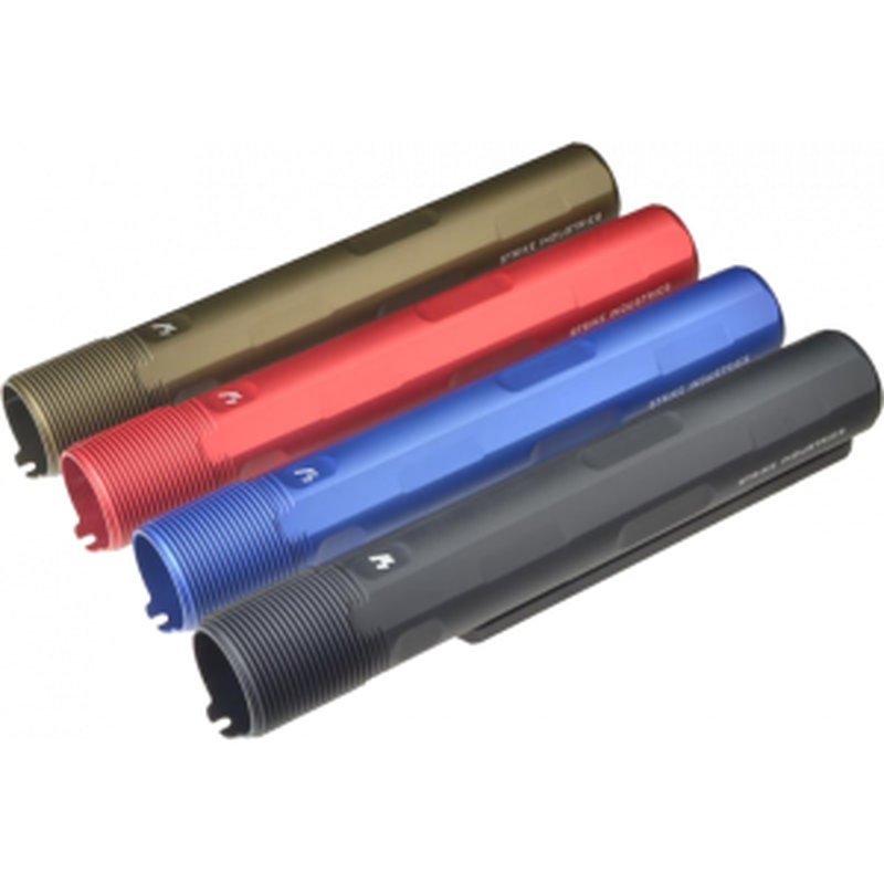 Strike Industries SIARARET7RED AR Advanced Receiver Extension AR Style Mil-Spec 7075 T6 Aluminum Red