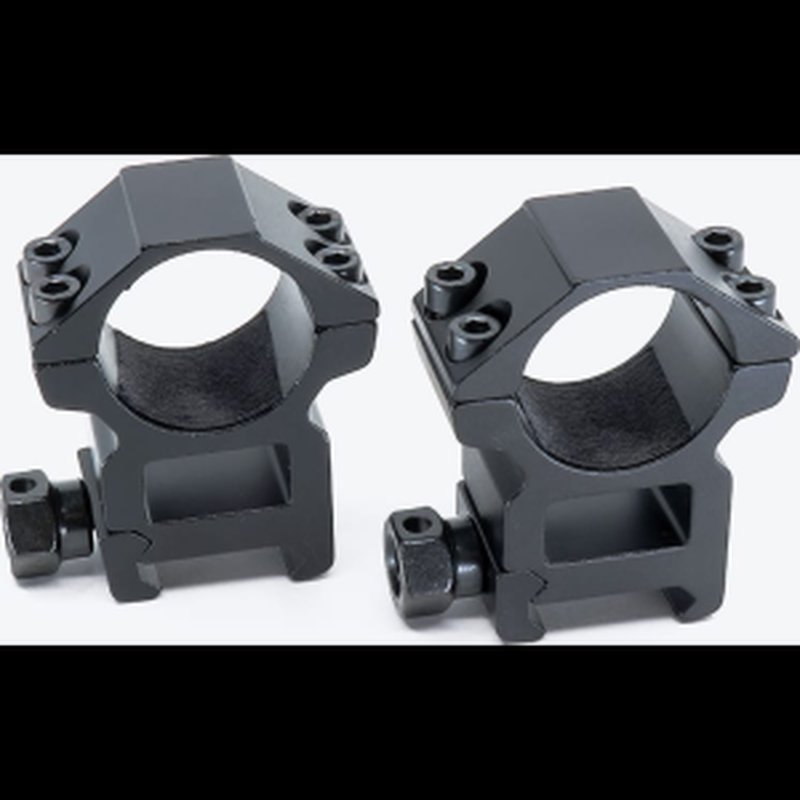 Riton Optics X1H Scope Ring Set Picatinny/Weaver High 1" Tube Matte Black Aluminum