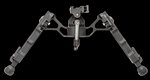Accu-Tac FC-4 Gen 2 Bipod Picatinny Rail Mount 5.25-8.25 Inches Black