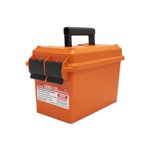 MTM 50 Cal Orange Ammo Can - Plastic Ammo Storage Container With O-Ring Seal