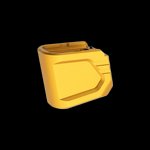 Tyrant CNC TDG48MAGEXGOLD Glock 43X/48 Gold Magazine Extension (+4 Extended Base Pad)