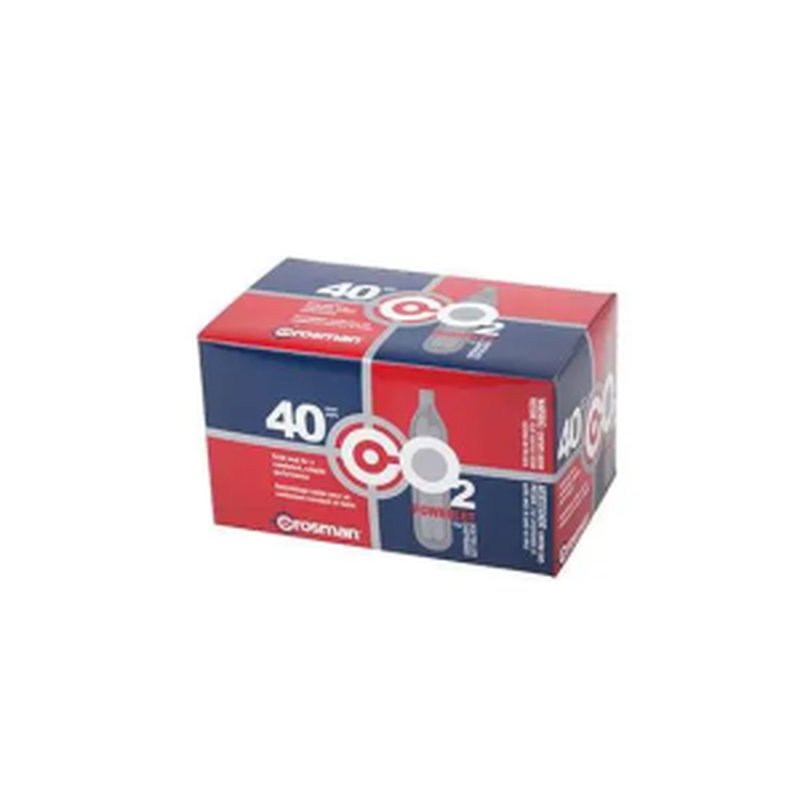 Crosman 23140 Powerlet 12 Gram CO2 Cartridges, 40-Pack
