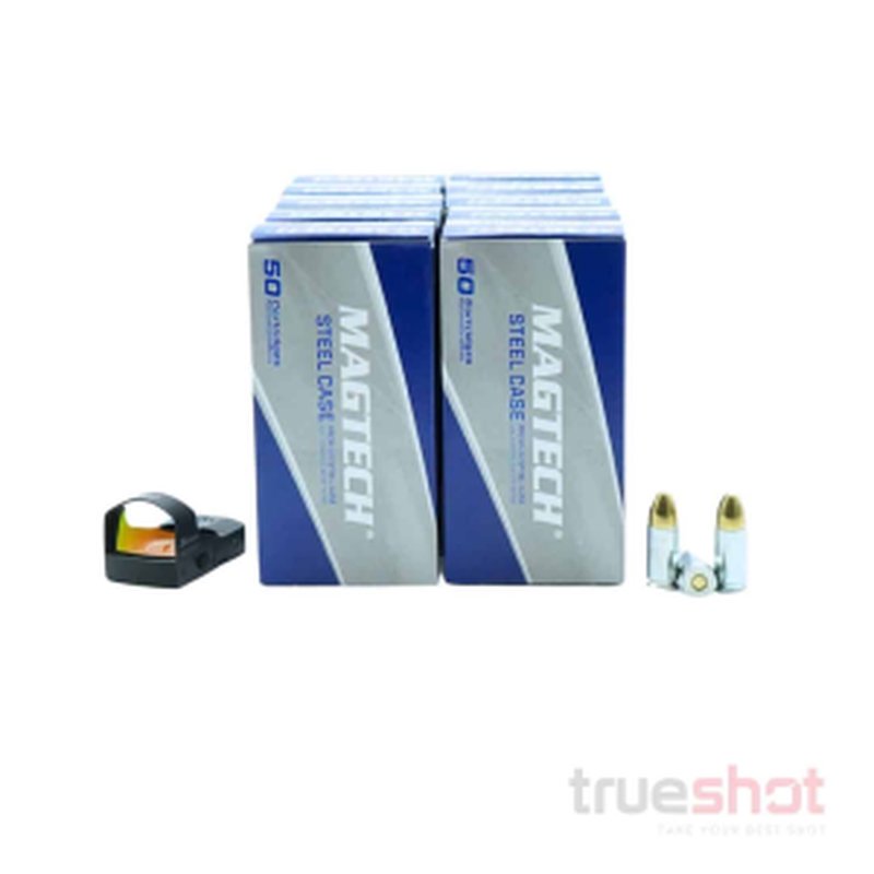 Burris Fastfire 3 Red Dot Pistol Sight and 500 Rounds of 9mm Ammo