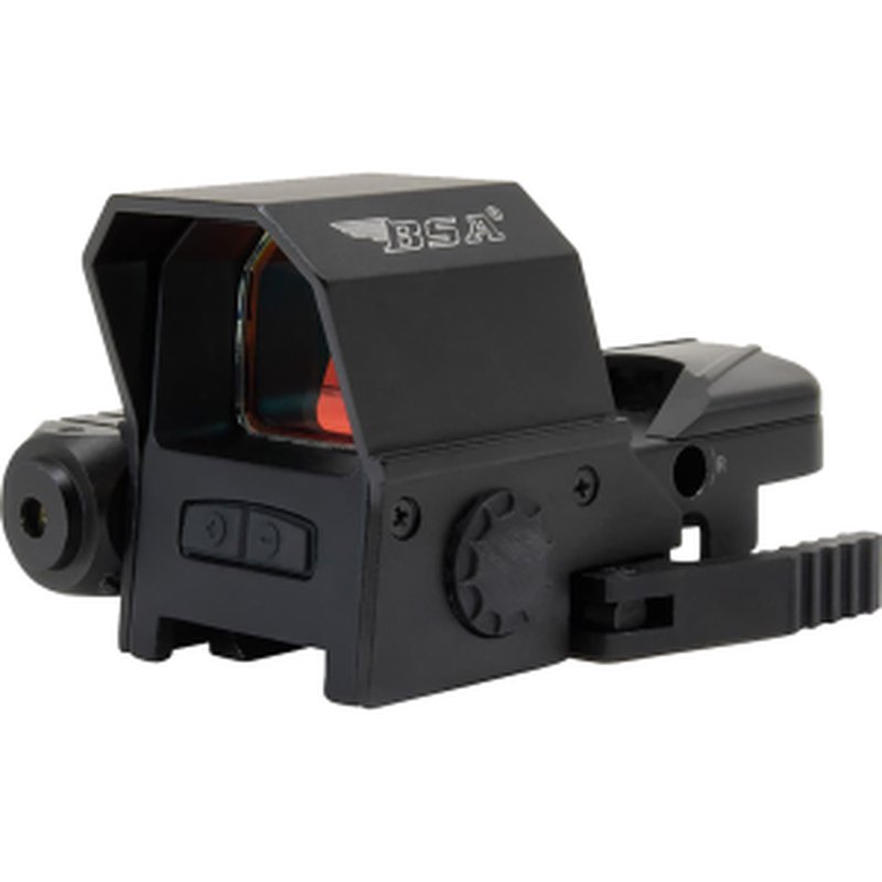 BSA 33x24 Reflex Sight w/ Integrated Laser and Weaver Picatinny Mount