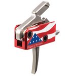 RISE Armament Patriot HPT Trigger 3.5lb Single-Stage Silver Red White Blue