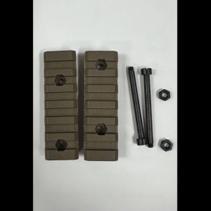 M-Lok Picatinny Rail 2.75 FDE 2PK