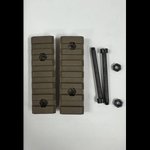M-Lok Picatinny Rail 2.75 FDE 2PK