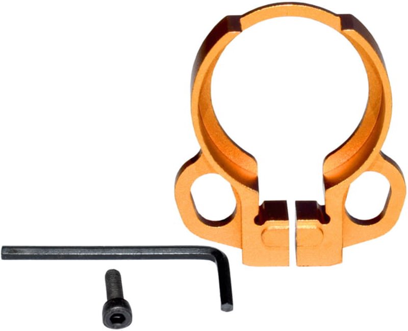 Kexuan Aluminum Receiver End Plate w/Dual Sling Clip Type Adapters for .223/5.56/.308 Buffer Tubes