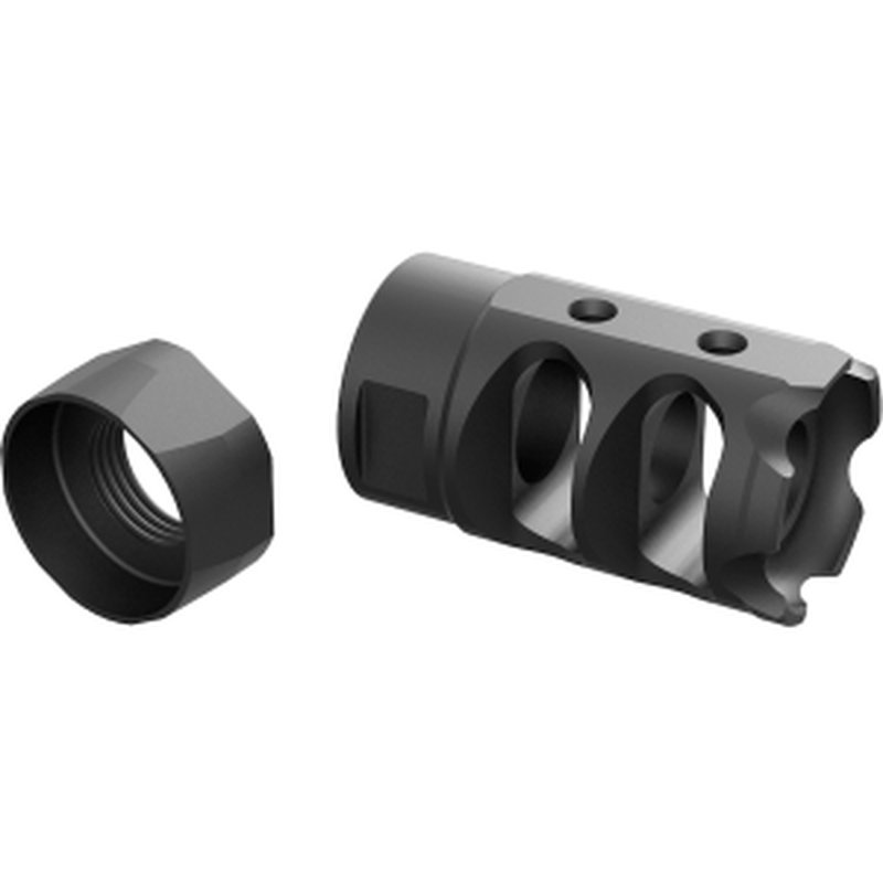 POF-USA 9mm Muzzle Brake 1/2-28 Thread QPQ Black