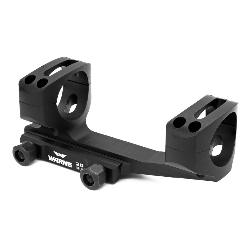 LRSKEL1TW 20MOA Extended Skeletonized 1 inch MSR Mount Black