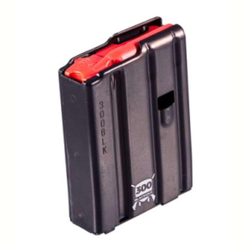 D&H Industries Aluminum 300 Blackout 10 Round Magazine - Black