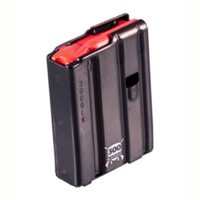D&H Industries Aluminum 300 Blackout 10 Round Magazine - Black