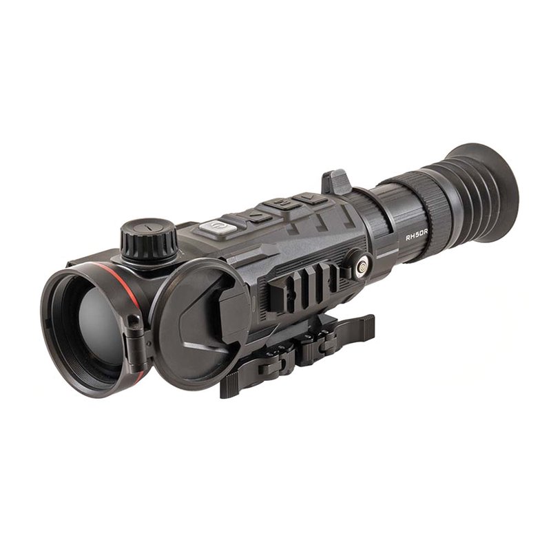 iRay USA Rico MK2 LRF Thermal Weapon Sight - 3x50mm Thermal Optic with 8 MOA Dot and Integrated LRF