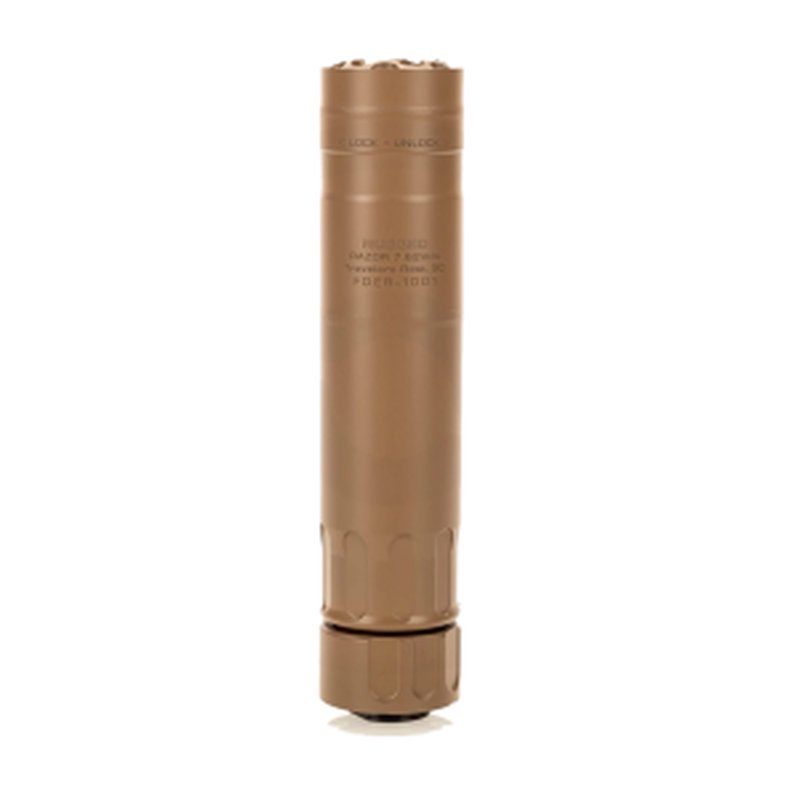 Rugged Suppressors Razor762 30 Cal 7.62mm Suppressor FDE 6.4"