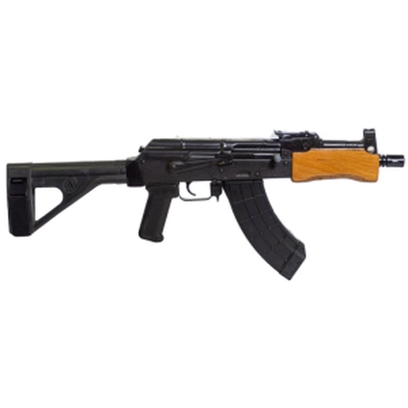 Century Arms Mini Draco AK Pistol 7.62x39, 7.75" Barrel, SB Tactical SOB47 Brace, HG7890-N