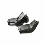 AT3 Tactical AR-15 45 Degree Offset BUIS Backup Iron Sight (Black, 6061 Aluminum)