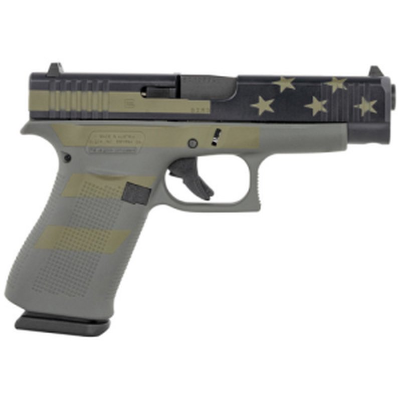Glock G48 9mm 4.17" 10rd Compact Pistol - Marksman Operator Flag MOS