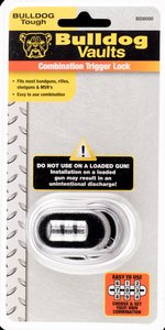 Bulldog Combination Trigger Lock BD8000 Keyless Resettable 3-Dial