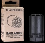 Sharps Bros Badlands Integrated Muzzle Brake & Blast Deflector 5/8-24 0.223-0.354 BAD02