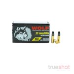 Wolf Match Target 22 Long Rifle 40 Grain Round Nose Ammunition