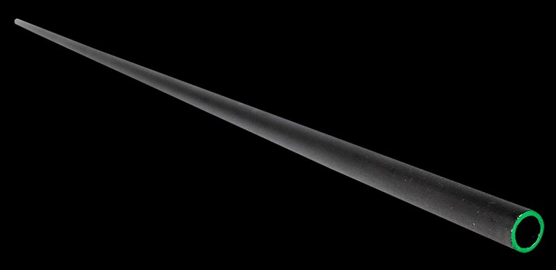 Huxwrx 2261 30 Cal (7.62mm) Bore Alignment Rod 17in Carbon Fiber Bright Green Tip