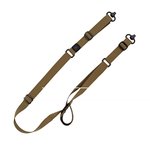 GrovTec Quick Slide 2-Point Sabre Sling Coyote Brown Push-Button Swivels
