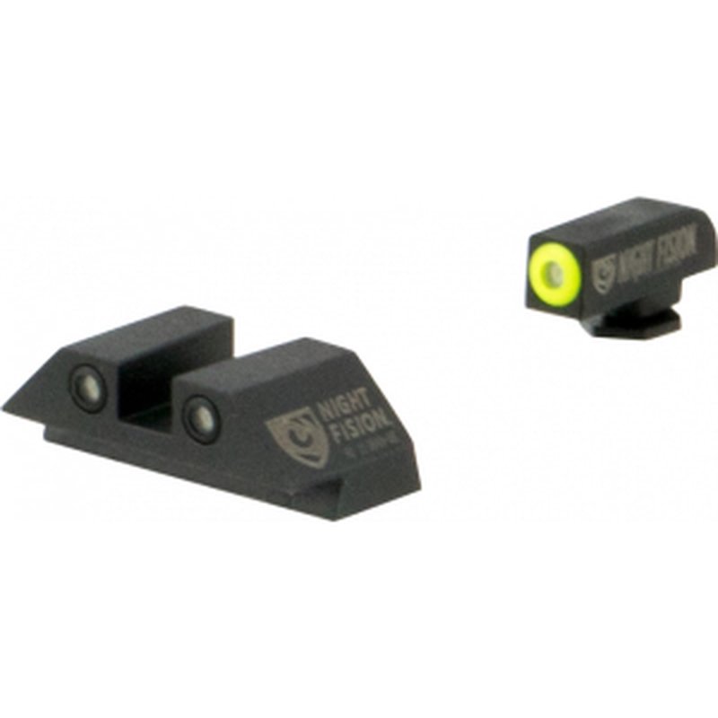 Night Fision GLK-001-03-YZX NS tritium night sights for Glock 17/19 Square