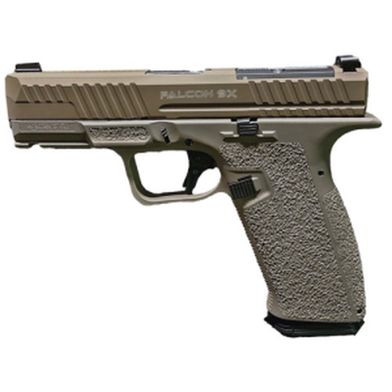 Live Free Armory Falcon 9X 9mm Pistol 4\" Barrel FDE