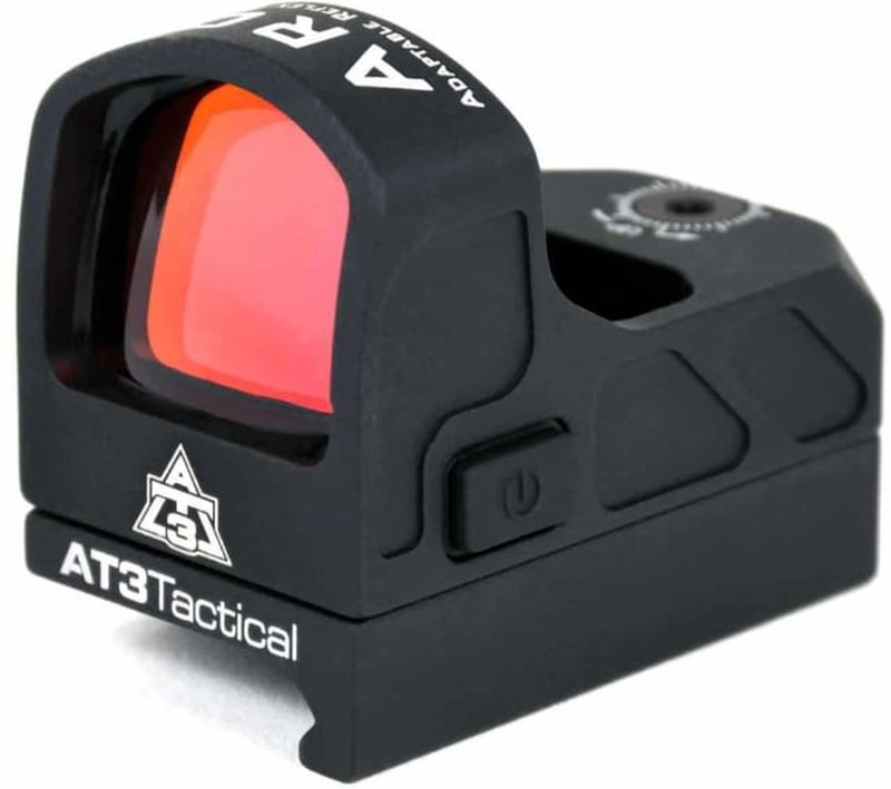 AT3 Tactical ARO Micro 3 MOA Red Dot Reflex Sight with Optional Riser Mount 1x23mm