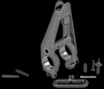 LBE Unlimited AR-15 F-Marked Front Sight Base Kit Mil-Spec Pins & Hardware ARFSBKIT